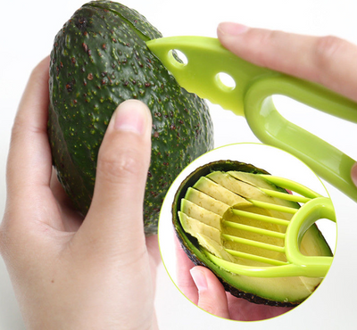 3 In 1 Avocado Slicer Shea Corer Butter Fruit